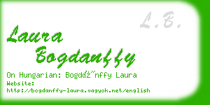 laura bogdanffy business card